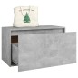 vidaXL Panca da Ingresso 80x40x45 cm Grigio Cemento in Truciolato vidaXL Panca da Ingresso 80x40x45 cm Grigio Cemento in Truciolato