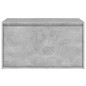 vidaXL Panca da Ingresso 80x40x45 cm Grigio Cemento in Truciolato vidaXL Panca da Ingresso 80x40x45 cm Grigio Cemento in Truciolato