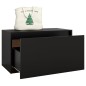 vidaXL Panca da Ingresso 80x40x45 cm Nera in Truciolato vidaXL Panca da Ingresso 80x40x45 cm Nera in Truciolato