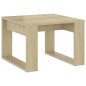 vidaXL Tavolino di Servizio Rovere Sonoma 50x50x35 cm in Truciolato vidaXL Tavolino di Servizio Rovere Sonoma 50x50x35 cm in Truciolato