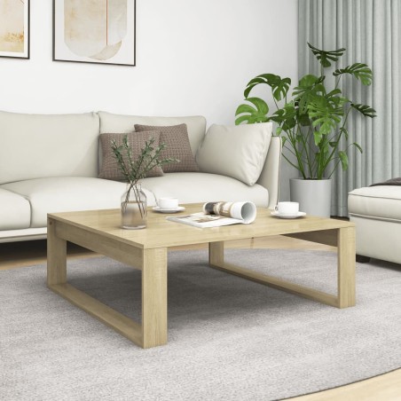 vidaXL Tavolino Salotto Rovere Sonoma 100x100x35cm Truciolato