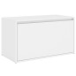 vidaXL Panca da Ingresso 80x40x45 cm Bianca in Truciolato vidaXL Panca da Ingresso 80x40x45 cm Bianca in Truciolato
