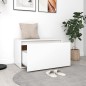 vidaXL Panca da Ingresso 80x40x45 cm Bianca in Truciolato vidaXL Panca da Ingresso 80x40x45 cm Bianca in Truciolato