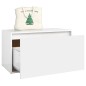 vidaXL Panca da Ingresso 80x40x45 cm Bianca in Truciolato vidaXL Panca da Ingresso 80x40x45 cm Bianca in Truciolato