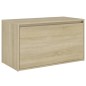 vidaXL Panca da Ingresso 80x40x45 cm Rovere Sonoma Truciolato vidaXL Panca da Ingresso 80x40x45 cm Rovere Sonoma Truciolato