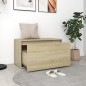vidaXL Panca da Ingresso 80x40x45 cm Rovere Sonoma Truciolato vidaXL Panca da Ingresso 80x40x45 cm Rovere Sonoma Truciolato