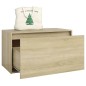 vidaXL Panca da Ingresso 80x40x45 cm Rovere Sonoma Truciolato vidaXL Panca da Ingresso 80x40x45 cm Rovere Sonoma Truciolato