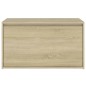 vidaXL Panca da Ingresso 80x40x45 cm Rovere Sonoma Truciolato vidaXL Panca da Ingresso 80x40x45 cm Rovere Sonoma Truciolato