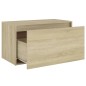 vidaXL Panca da Ingresso 80x40x45 cm Rovere Sonoma Truciolato vidaXL Panca da Ingresso 80x40x45 cm Rovere Sonoma Truciolato