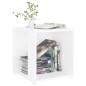 vidaXL Tavolino Bianco 33x33x34,5 cm in Legno Multistrato vidaXL Tavolino Bianco 33x33x34,5 cm in Legno Multistrato