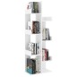 vidaXL Libreria Bianca 48x25,5x140 cm in Truciolato vidaXL Libreria Bianca 48x25,5x140 cm in Truciolato