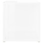 vidaXL Tavolino Bianco Lucido 33x33x34,5 cm in Truciolato vidaXL Tavolino Bianco Lucido 33x33x34,5 cm in Truciolato