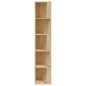 vidaXL Armadio Angolare Rovere Sonoma 33x33x164,5 cm in Truciolato vidaXL Armadio Angolare Rovere Sonoma 33x33x164,5 cm in Truciolato