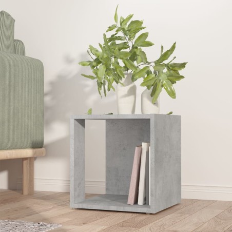 vidaXL Tavolino Grigio Cemento 33x33x34,5 cm in Truciolato