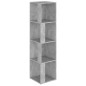 vidaXL Armadio Angolare Grigio Cemento 33x33x132 cm in Truciolato vidaXL Armadio Angolare Grigio Cemento 33x33x132 cm in Truciolato