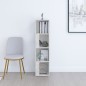 vidaXL Armadio Angolare Grigio Cemento 33x33x132 cm in Truciolato vidaXL Armadio Angolare Grigio Cemento 33x33x132 cm in Truciolato