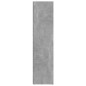 vidaXL Armadio Angolare Grigio Cemento 33x33x132 cm in Truciolato vidaXL Armadio Angolare Grigio Cemento 33x33x132 cm in Truciolato