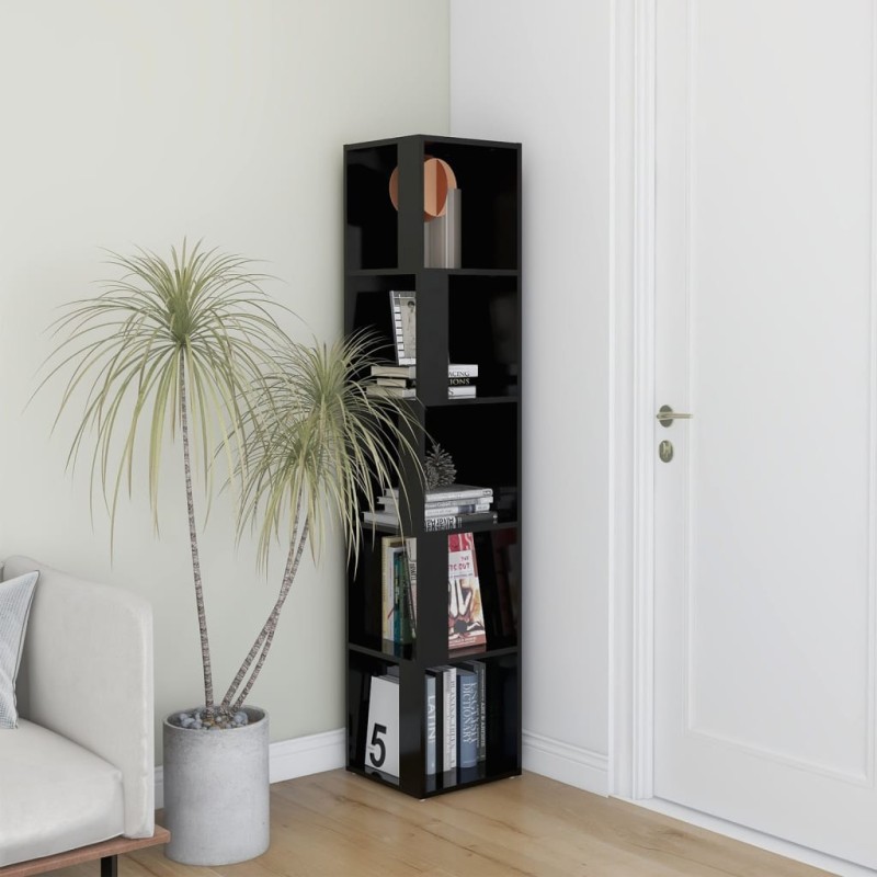 vidaXL Armadio Angolare Nero 33x33x164,5 cm in Truciolato vidaXL Armadio Angolare Nero 33x33x164,5 cm in Truciolato