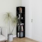 vidaXL Armadio Angolare Nero 33x33x164,5 cm in Truciolato vidaXL Armadio Angolare Nero 33x33x164,5 cm in Truciolato