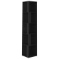 vidaXL Armadio Angolare Nero 33x33x164,5 cm in Truciolato vidaXL Armadio Angolare Nero 33x33x164,5 cm in Truciolato