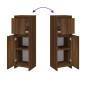 Armadietto Bagno Rovere Marrone 30x30x95cm in Legno Multistrato Armadietto Bagno Rovere Marrone 30x30x95cm in Legno Multistrato