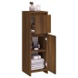 Armadietto Bagno Rovere Marrone 30x30x95cm in Legno Multistrato Armadietto Bagno Rovere Marrone 30x30x95cm in Legno Multistrato
