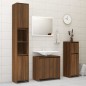Armadietto Bagno Rovere Marrone 30x30x95cm in Legno Multistrato Armadietto Bagno Rovere Marrone 30x30x95cm in Legno Multistrato