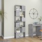 vidaXL Libreria/Divisorio Grigio Cemento 60x24x186 cm in Truciolato vidaXL Libreria/Divisorio Grigio Cemento 60x24x186 cm in Truciolato