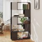 vidaXL Libreria/Divisorio Grigio Lucido 80x24x155 cm in Truciolato vidaXL Libreria/Divisorio Grigio Lucido 80x24x155 cm in Truciolato