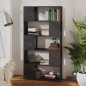 vidaXL Libreria/Divisorio Grigio Lucido 80x24x155 cm in Truciolato vidaXL Libreria/Divisorio Grigio Lucido 80x24x155 cm in Truciolato