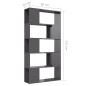 vidaXL Libreria/Divisorio Grigio Lucido 80x24x155 cm in Truciolato vidaXL Libreria/Divisorio Grigio Lucido 80x24x155 cm in Truciolato