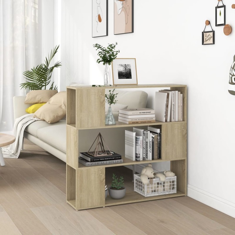 vidaXL Libreria/Divisorio Rovere Sonoma 100x24x94 cm vidaXL Libreria/Divisorio Rovere Sonoma 100x24x94 cm
