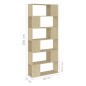 vidaXL Libreria/Divisorio Rovere Sonoma 80x24x186 cm in Truciolato vidaXL Libreria/Divisorio Rovere Sonoma 80x24x186 cm in Truciolato