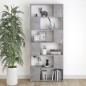 vidaXL Libreria/Divisorio Grigio Cemento 80x24x186 cm in Truciolato vidaXL Libreria/Divisorio Grigio Cemento 80x24x186 cm in Truciolato