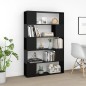 vidaXL Libreria/Divisorio Nero 100x24x155 cm in Truciolato vidaXL Libreria/Divisorio Nero 100x24x155 cm in Truciolato