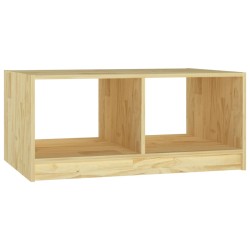vidaXL Tavolino da Salotto 75x50x33,5 cm Legno Massello di Pino