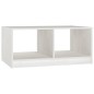 vidaXL Tavolino da Salotto Bianco 75x50x33,5 cm Legno Massello di Pino vidaXL Tavolino da Salotto Bianco 75x50x33,5 cm Legno Massello di Pino