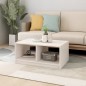 vidaXL Tavolino da Salotto Bianco 75x50x33,5 cm Legno Massello di Pino vidaXL Tavolino da Salotto Bianco 75x50x33,5 cm Legno Massello di Pino