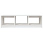 vidaXL Tavolino da Salotto Bianco 110x50x34 cm Legno Massello di Pino vidaXL Tavolino da Salotto Bianco 110x50x34 cm Legno Massello di Pino