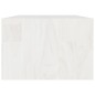 vidaXL Tavolino da Salotto Bianco 110x50x34 cm Legno Massello di Pino vidaXL Tavolino da Salotto Bianco 110x50x34 cm Legno Massello di Pino