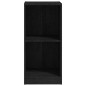 vidaXL Credenza Nera 35,5x33,5x76 cm in Legno Massello di Pino vidaXL Credenza Nera 35,5x33,5x76 cm in Legno Massello di Pino