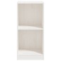 vidaXL Credenza Bianca 35,5x33,5x76 cm in Legno Massello di Pino vidaXL Credenza Bianca 35,5x33,5x76 cm in Legno Massello di Pino