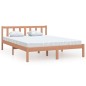 vidaXL Giroletto Miele in Legno Massello 120x190 cm 4FT Small Double