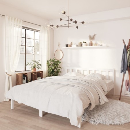 vidaXL Giroletto Legno Massello Pino 120x190 cm 4FT Small Double
