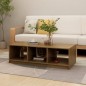vidaXL Tavolino da Salotto Miele 110x50x34 cm Legno Massello di Pino
