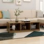 vidaXL Tavolino da Salotto Miele 110x50x34 cm Legno Massello di Pino