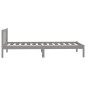 vidaXL Giroletto Grigio in Legno Massello di Pino 90x190 cm 3FT Single vidaXL Giroletto Grigio in Legno Massello di Pino 90x190 cm 3FT Single