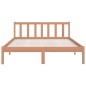 vidaXL Giroletto Miele in Legno Massello 150x200 cm 5FT King Size