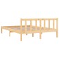 vidaXL Giroletto in Legno Massello di Pino 150x200 cm 5FT King Size