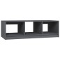 vidaXL Tavolino da Salotto Grigio 110x50x34 cm Legno Massello di Pino vidaXL Tavolino da Salotto Grigio 110x50x34 cm Legno Massello di Pino